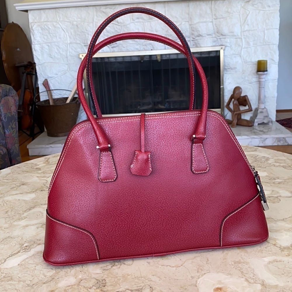 Faux Leather Alma Style Kelly Satchel Bag